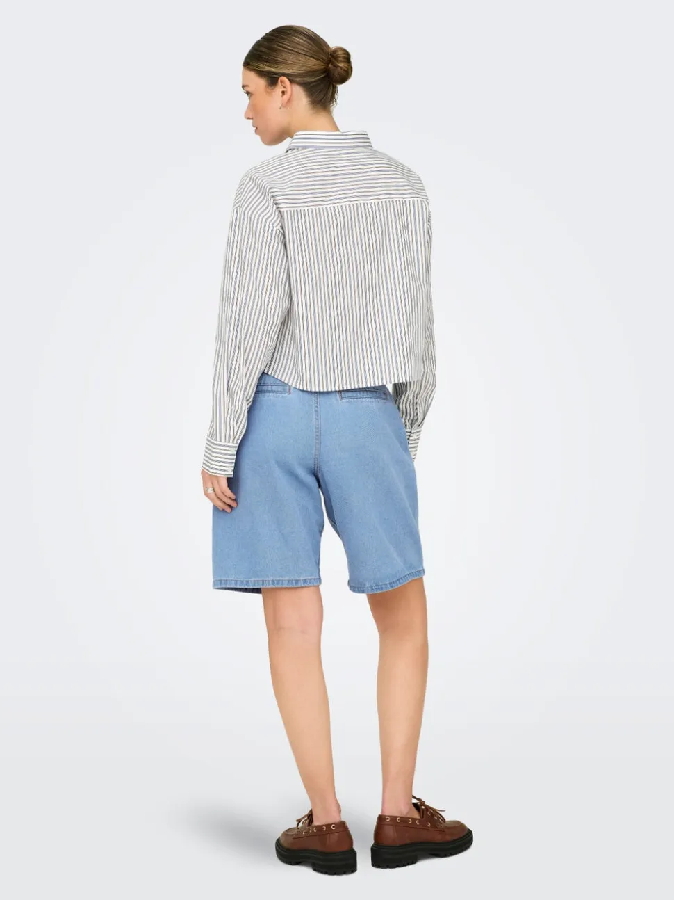 ONLIVY Krój wide leg Jeansowe szorty