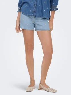 ONLJOSEPHINE Wysoka talia Luźno dopasowane Jeansowe szorty