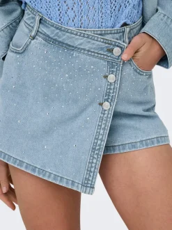 ONLLESLY Jeans Spódnica jeansowa Krótka spódnica