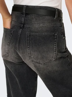 ONLMATE Średnia talia Krój baggy Jeansowe szorty
