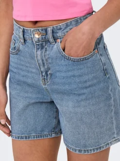 ONLPHINE Wysoka talia Krój regularny Jeansowe szorty