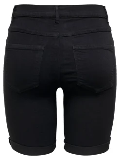 ONLRAIN Średnia talia Krój bodycon Jeansowe szorty