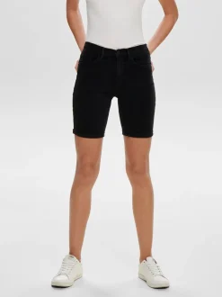 ONLRAIN Średnia talia Krój bodycon Jeansowe szorty
