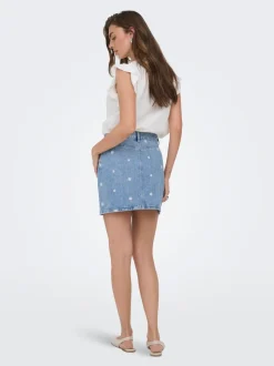 ONLSTELLA Jeans Spódnica jeansowa Krótka spódnica