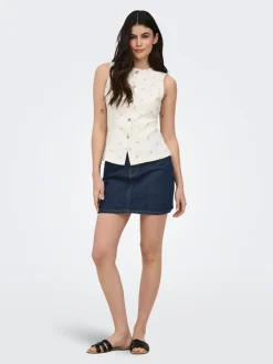 ONLSTELLA Jeans Spódnica jeansowa Krótka spódnica