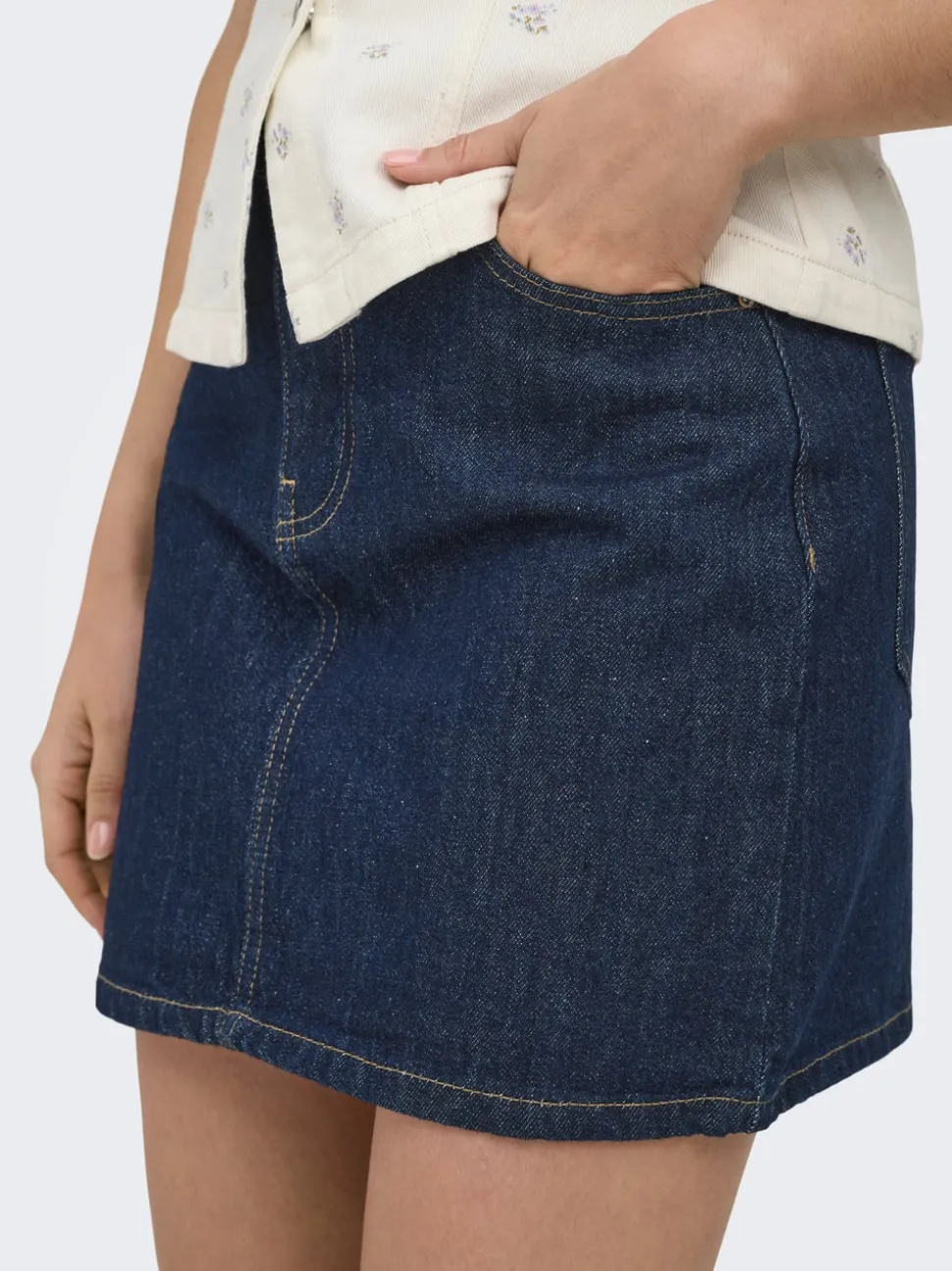 ONLSTELLA Jeans Spódnica jeansowa Krótka spódnica