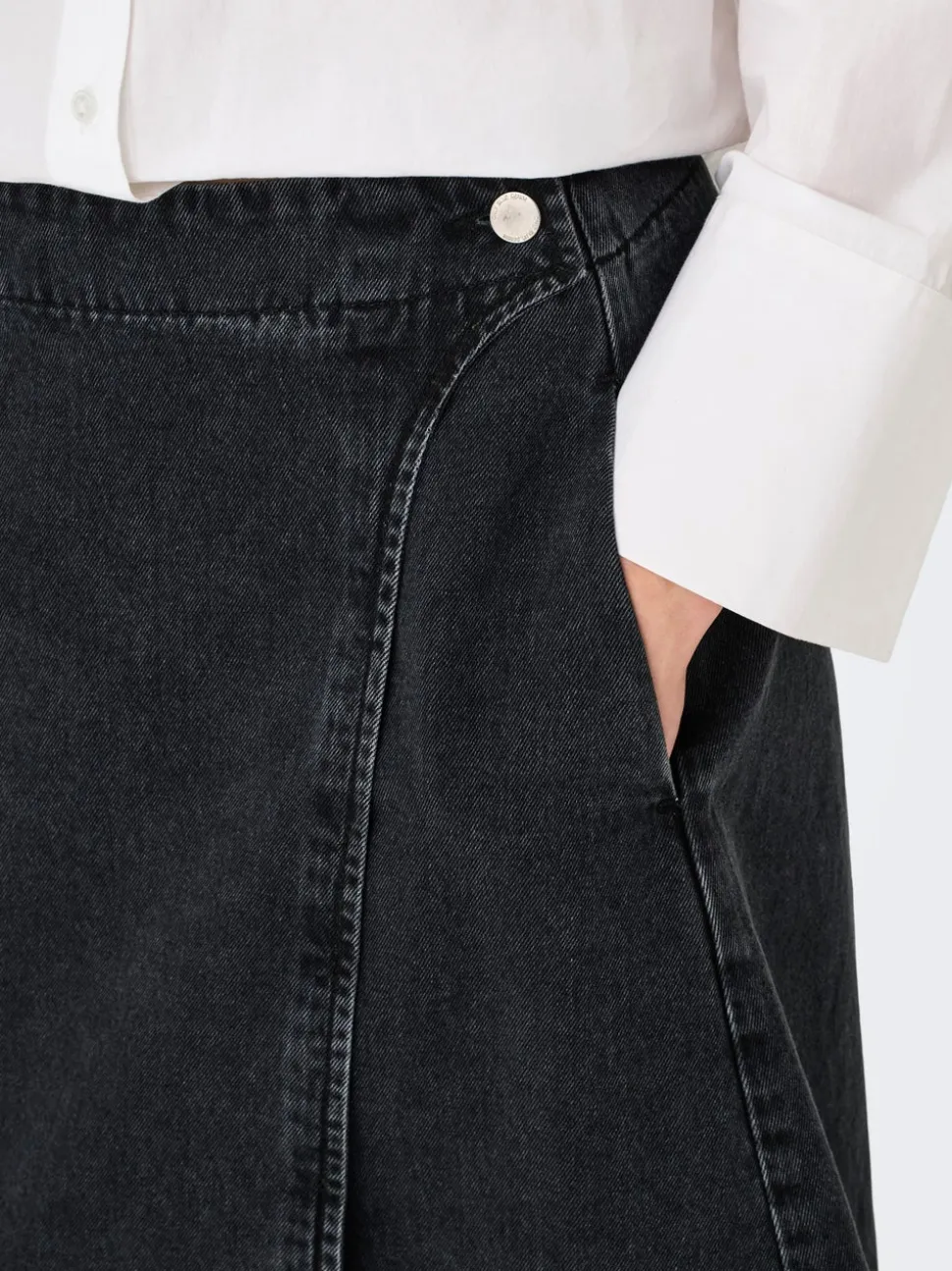 ONLTHEA Jeans Spódnica jeansowa Spódnica midi