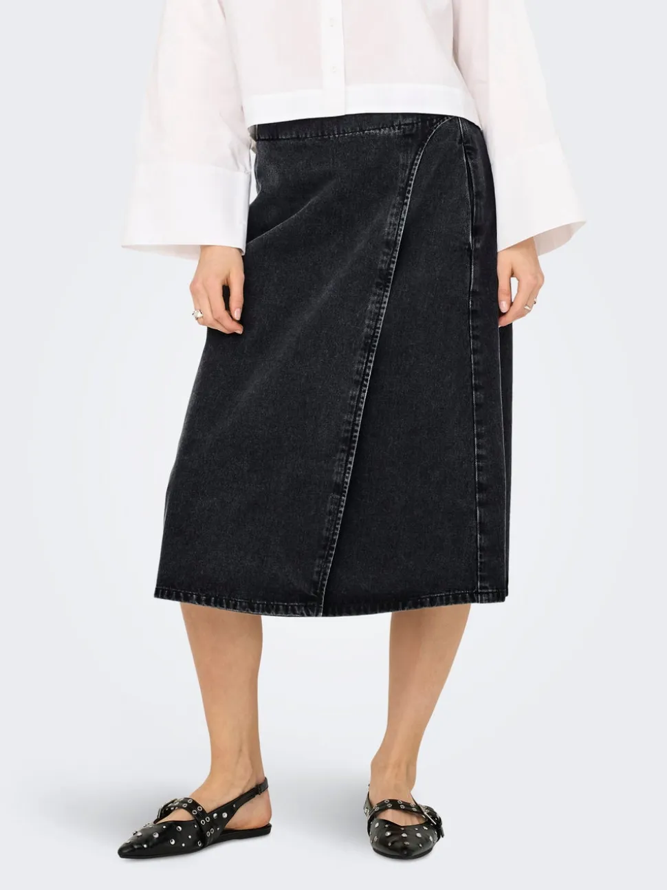 ONLTHEA Jeans Spódnica jeansowa Spódnica midi