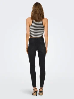 ONLWAUW Średnia talia Krój skinny Jeans