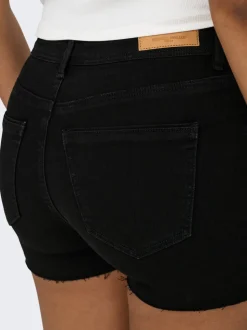 ONLWAUW Średnia talia Krój regularny Jeansowe szorty