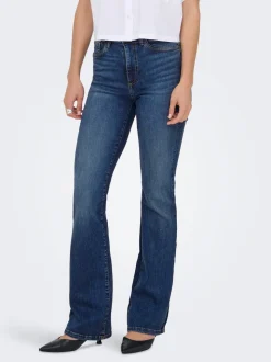 ONLWAUW Wysoka talia Krój flared Jeans
