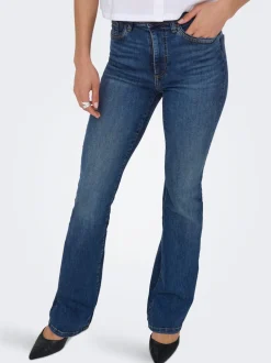 ONLWAUW Wysoka talia Krój flared Jeans