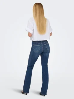 ONLWAUW Wysoka talia Krój flared Jeans