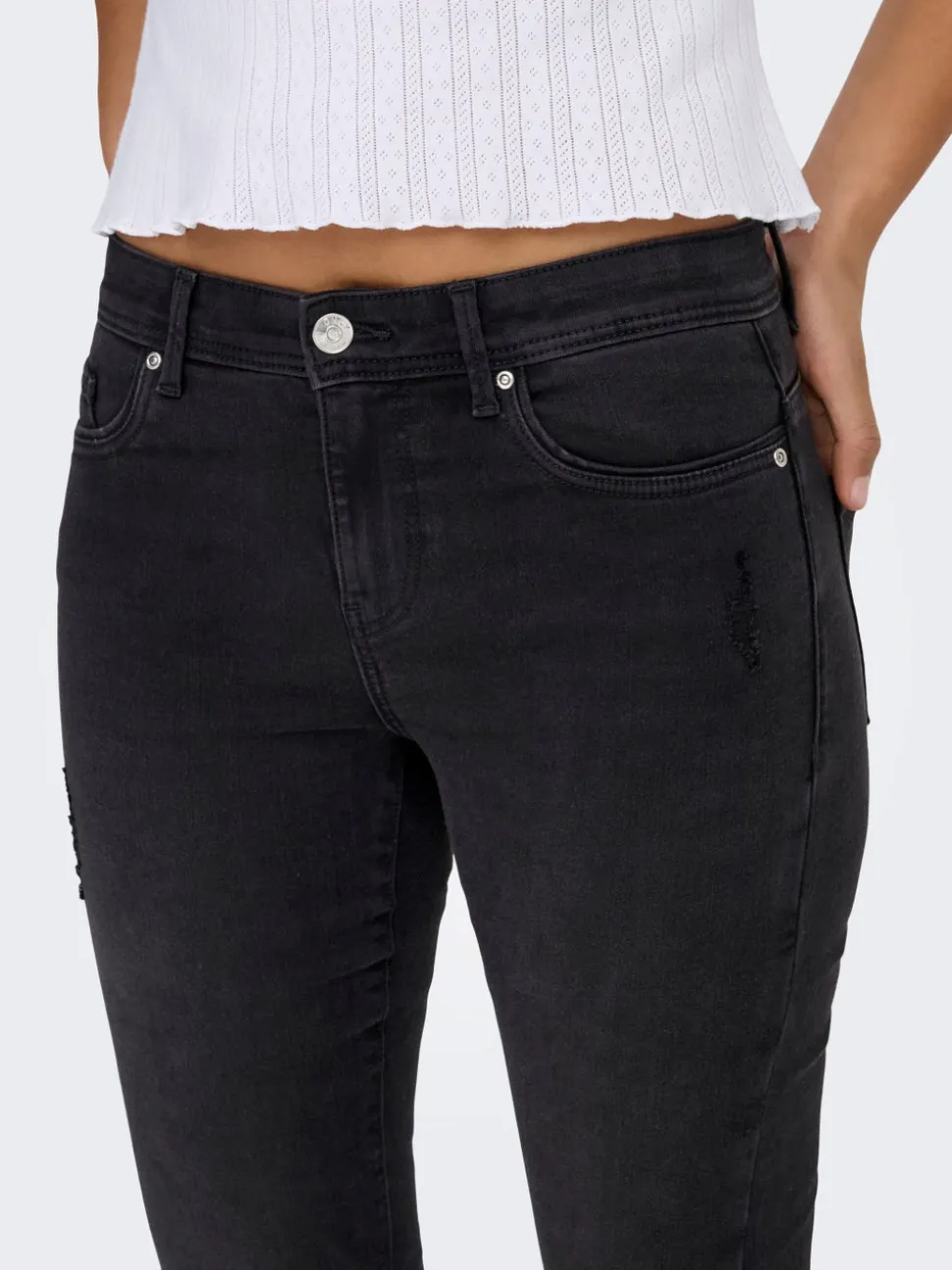 ONLWOW Średnia talia Krój skinny Jeans