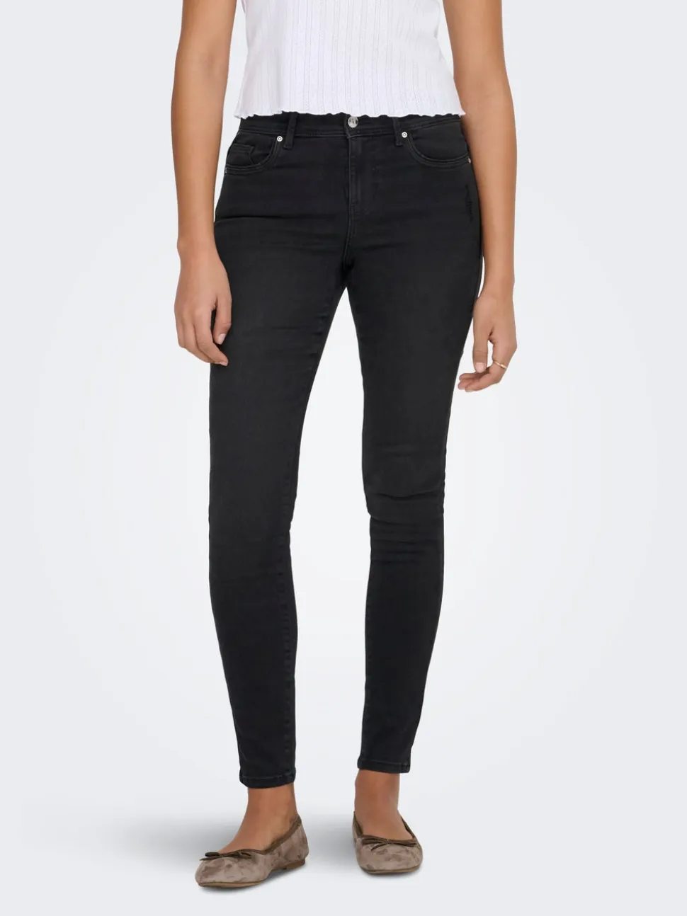 ONLWOW Średnia talia Krój skinny Jeans