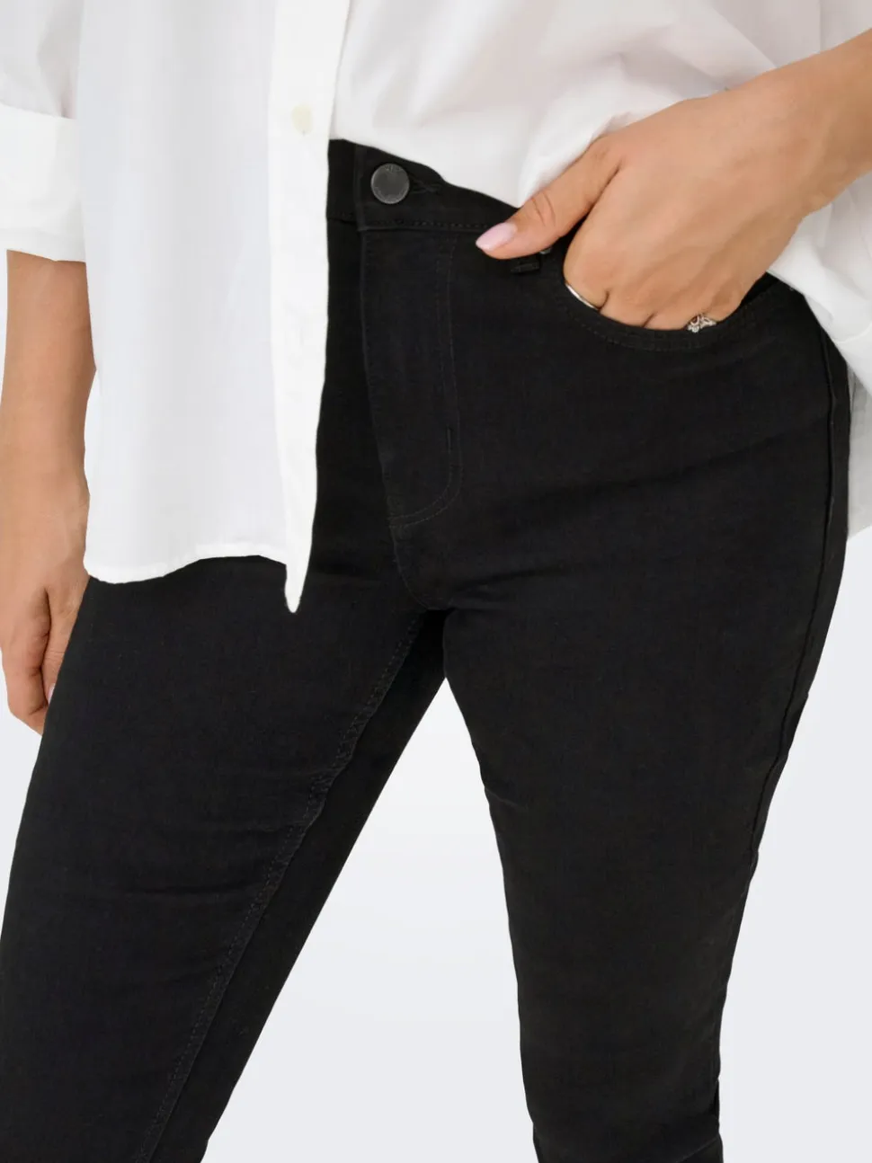 ONPAOLA Wysoka talia Krój skinny Jeans
