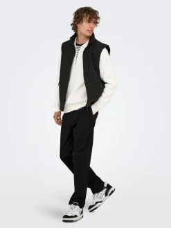 ONSCOIL Krój tapered Spodnie chino