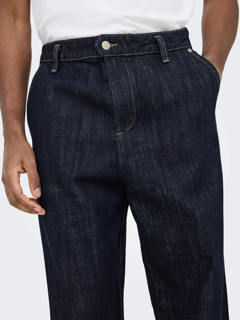ONSDANI Średni stan Szeroki krój - przycięty Jeans