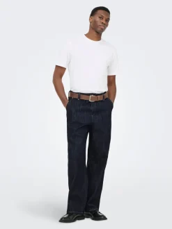 ONSDANI Średni stan Szeroki krój - przycięty Jeans