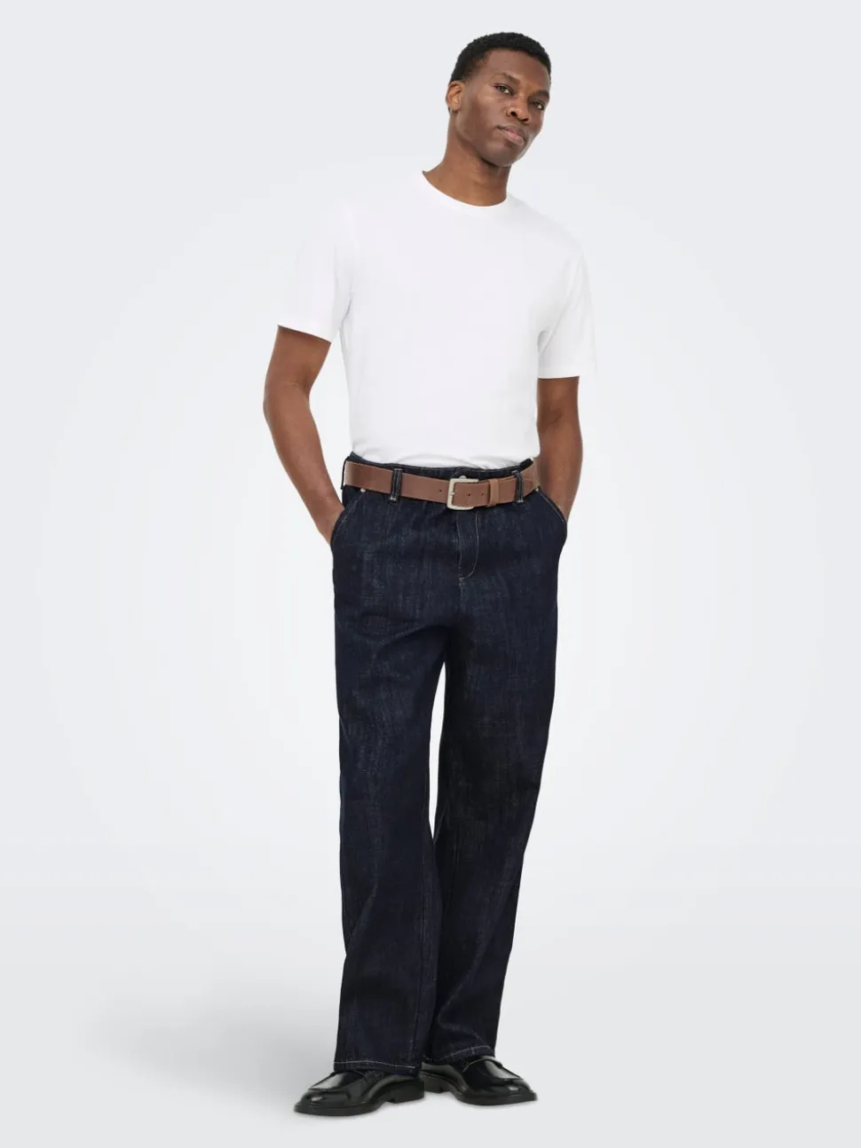 ONSDANI Średni stan Szeroki krój - przycięty Jeans
