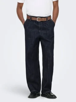 ONSDANI Średni stan Szeroki krój - przycięty Jeans