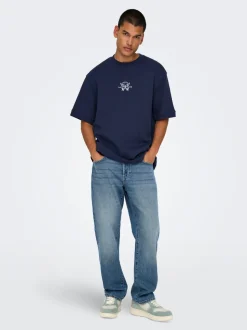 ONSEDGE Średnia talia Krój prosty Jeans