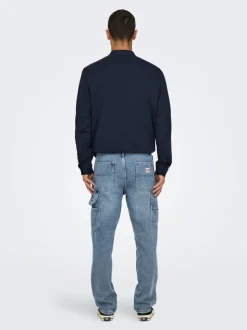 ONSEDGE Średnia talia Krój prosty Jeans