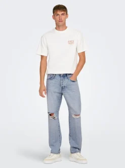 ONSEDGE Średnia talia Krój prosty Jeans