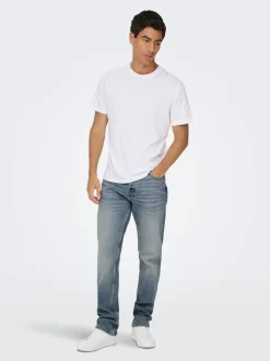 ONSEDGE Średnia talia Krój prosty Jeans