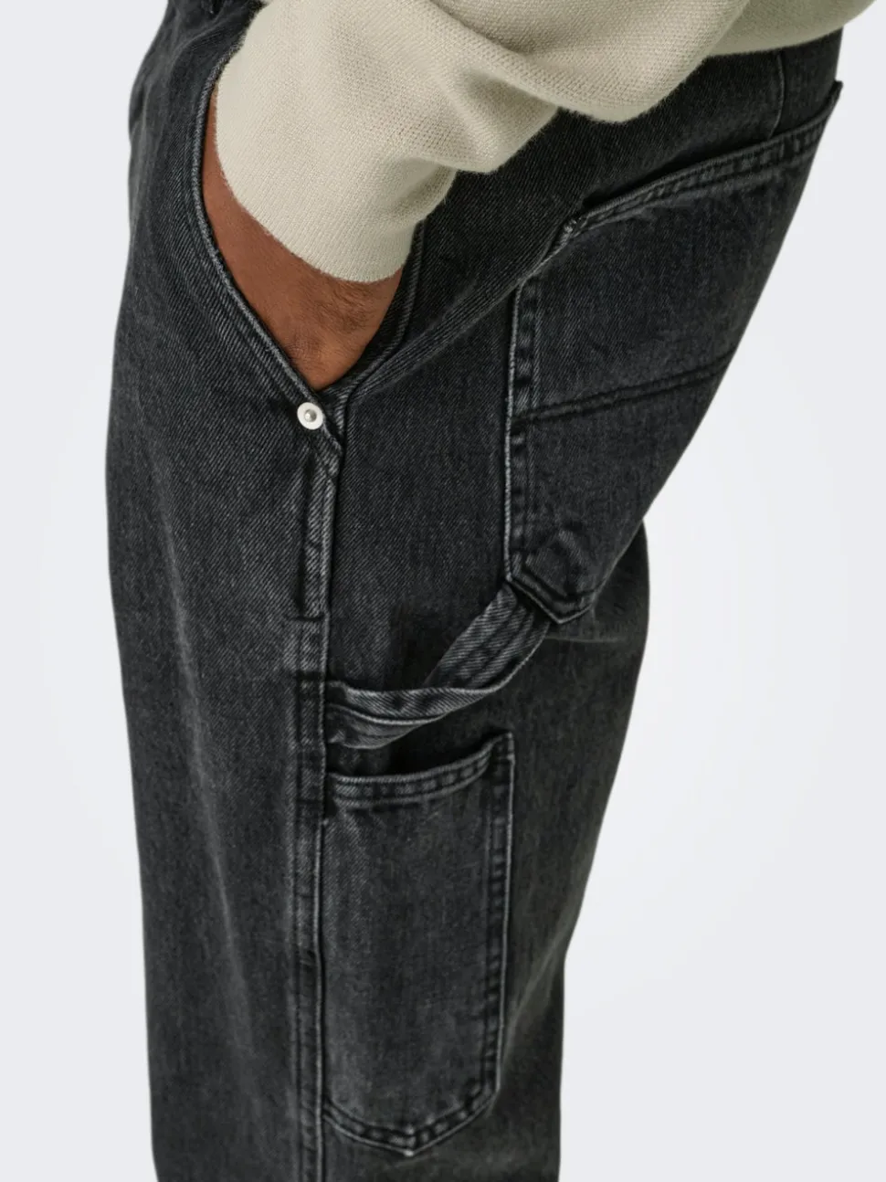 ONSEDGE Średnia talia Krój prosty Jeans