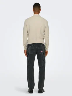ONSEDGE Średnia talia Krój prosty Jeans