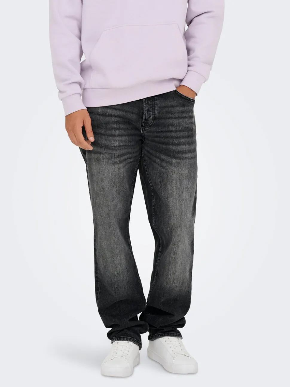 ONSEDGE Średnia talia Krój prosty Jeans