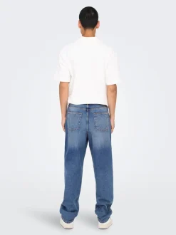 ONSFADE Średnia talia Luźno dopasowane Jeans