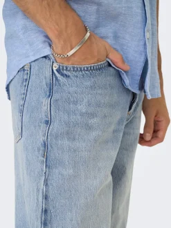 ONSFADE Średnia talia Luźno dopasowane Jeans