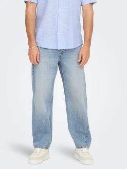 ONSFADE Średnia talia Luźno dopasowane Jeans