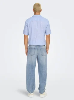 ONSFADE Średnia talia Luźno dopasowane Jeans