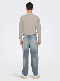 ONSFADE Średnia talia Luźno dopasowane Jeans