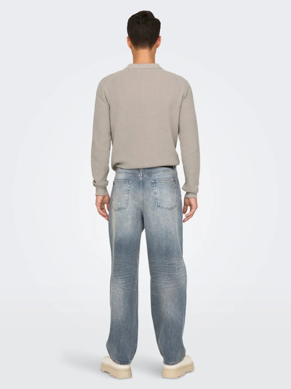 ONSFADE Średnia talia Luźno dopasowane Jeans
