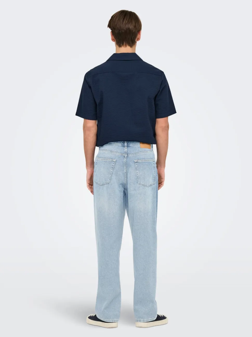 ONSFADE Wysoka talia Luźno dopasowane Jeans