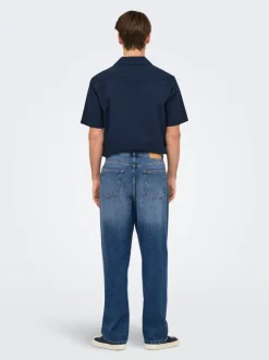 ONSFADE Wysoka talia Luźno dopasowane Jeans