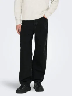 ONSFIVE Średni stan Krój baggy Jeans
