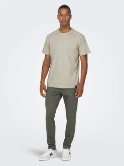 ONSMARK Krój slim Spodnie chino