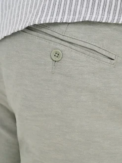 ONSMARK Krój tapered Len Spodnie chino