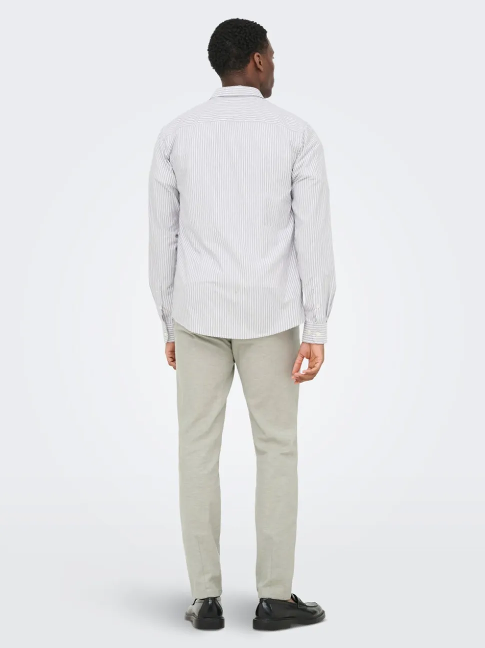 ONSMARK Krój tapered Len Spodnie chino