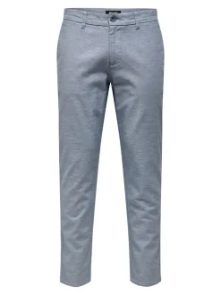 ONSMARK Krój tapered Len Spodnie chino