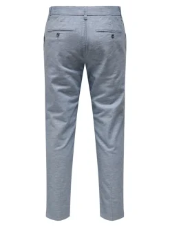 ONSMARK Krój tapered Len Spodnie chino