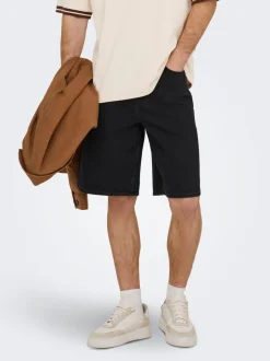 ONSREMI Średni stan Krój wide leg Szorty