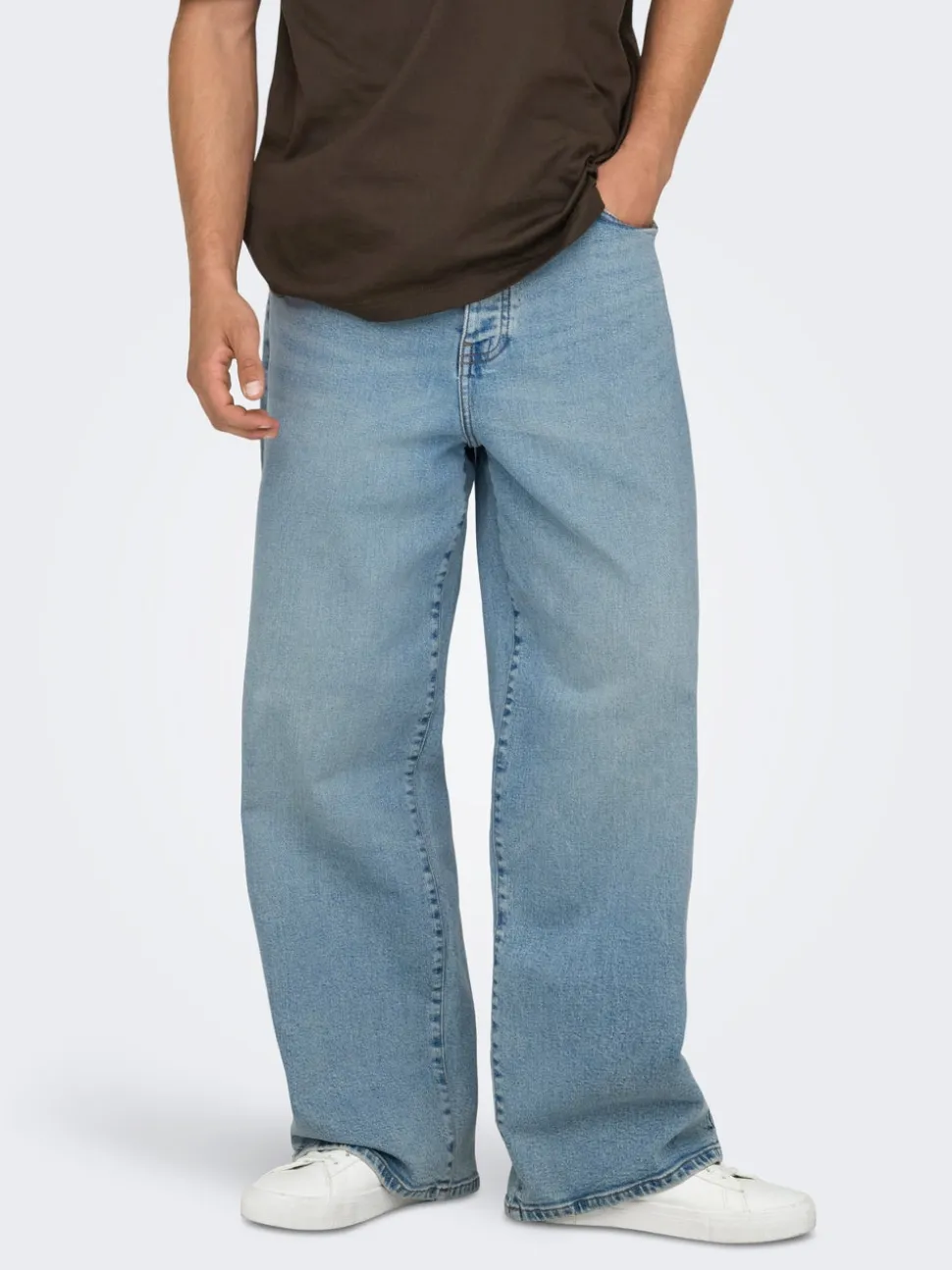 ONSREMI Średni stan Krój wide leg Stretch Jeans