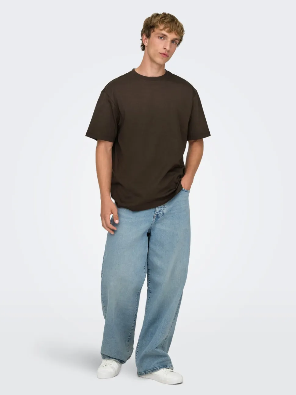 ONSREMI Średni stan Krój wide leg Stretch Jeans