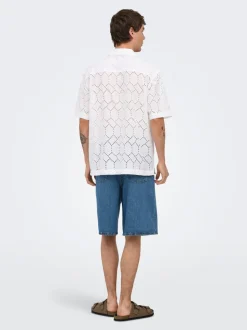 ONSREMI Średni stan Krój wide leg Szorty